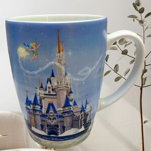 Disney Tinkerbell  Blue Castle 3D Ceramic Mug